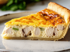 Quiche de Frango com Requeijão Cremosa 6 Quiche de Frango com Requeijão Cremosa