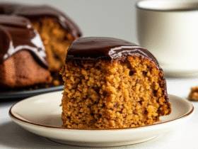 Bolo de Cenoura com Cobertura de Chocolate Cremosa 12 Bolo de Cenoura com Cobertura de Chocolate Cremosa