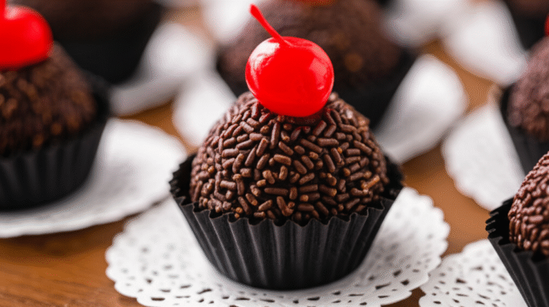 Brigadeiro de Cereja Cremoso: Receita Deliciosa e Fácil 1 Brigadeiro de Cereja Cremoso: Receita Deliciosa e Fácil