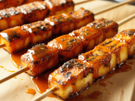 Espetinhos de Queijo Coalho com Melado de Cana na Airfryer: Receita Rápida e Saborosa 15 Espetinhos de Queijo Coalho com Melado de Cana na Airfryer: Receita Rápida e Saborosa