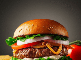 Hambúrguer com Cebola Caramelizada: Uma Explosão de Sabores