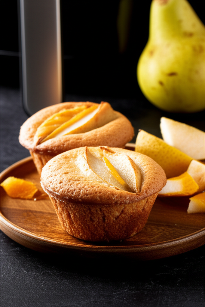 Queques de Pera na Airfryer: Receita Fácil e Deliciosa 1 Queques de Pera na Airfryer: Receita Fácil e Deliciosa