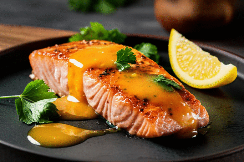 Salmão ao Molho de Maracujá: Sabor Tropical e Sofisticação 1 Salmão ao Molho de Maracujá: Sabor Tropical e Sofisticação
