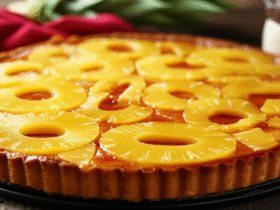 Torta de Abacaxi Cremosa e Caramelizada 9 Torta de Abacaxi Cremosa e Caramelizada