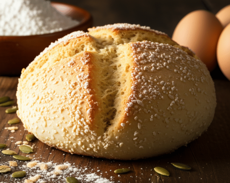 Pão Low Carb Delicioso e Fácil de Fazer 1 Pão Low Carb Delicioso e Fácil de Fazer