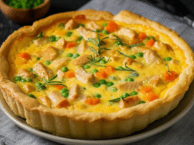 Torta de Frango Cremosa e Fácil