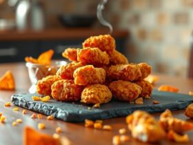 Nuggets Crocantes de Frango com Doritos