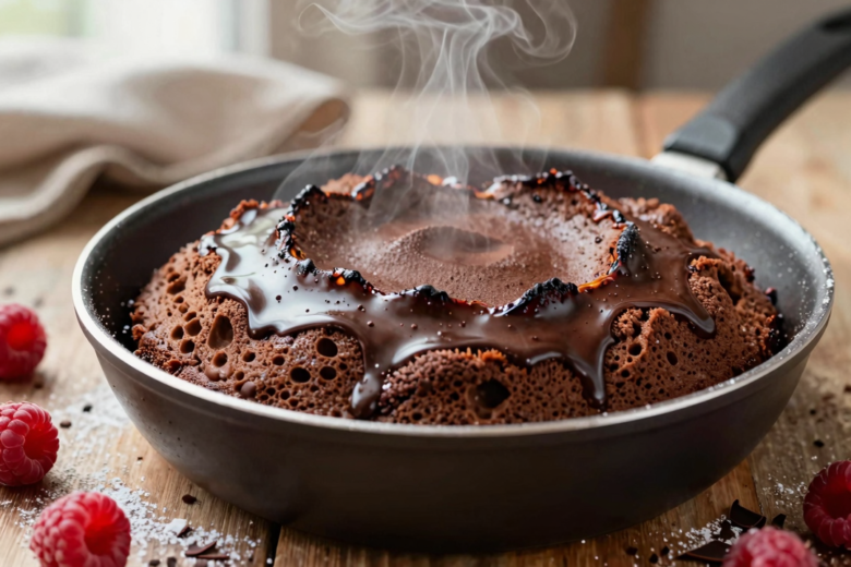 Bolo de Chocolate Fofinho na Frigideira: Receita Rápida e Sem Forno