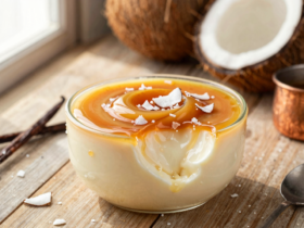 Cocada Cremosa de Coco com Caramelo 15 Cocada Cremosa de Coco com Caramelo