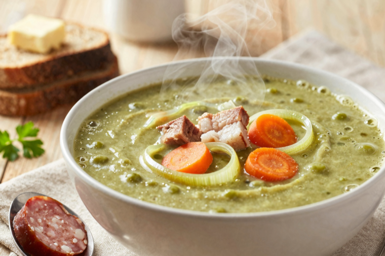 Erwtensoep (Sopa Holandesa de Ervilha Partida) 1 Erwtensoep (Sopa Holandesa de Ervilha Partida)