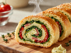 Rocambole Salgado Clássico de Massa Fofinha 9 Rocambole Salgado Clássico de Massa Fofinha