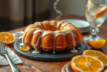 Bolo de Laranja Fofinho com Calda Cítrica
