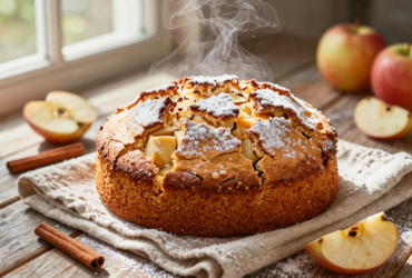 Bolo de Maçã Fofinho Clássico com Canela