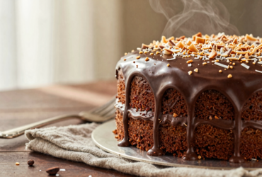 Bolo Prestígio Clássico: Chocolate e Coco em Camadas