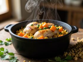 Authentic Brazilian Chicken & Rice (Galinhada)