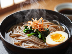 Macarrão Soba Japonês Clássico (Quente ou Frio)