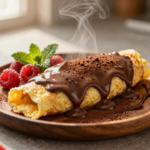 Omelete de Chocolate Cremosa e Fácil: Uma Delícia para o Café da Manhã ou Sobremesa