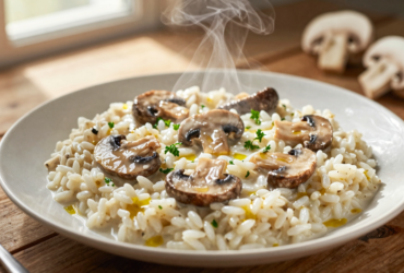 Arroz Cremoso com Cogumelos Frescos: Uma Receita Vegetariana Reconfortante 18 Arroz Cremoso com Cogumelos Frescos: Uma Receita Vegetariana Reconfortante