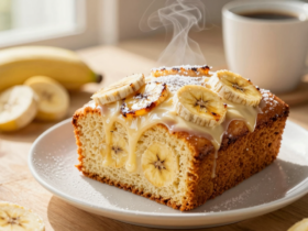 Bolo de Banana Cremoso e Fofinho: A Receita Perfeita para o seu Café 15 Bolo de Banana Cremoso e Fofinho: A Receita Perfeita para o seu Café