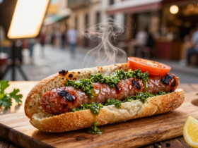 Choripán Autêntico: O Sabor Vibrante das Ruas Argentinas