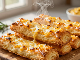 Palitos de Massa Folhada com Queijo: Aperitivo Crocante e Saboroso