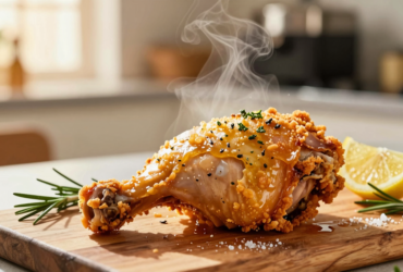 Sobrecoxa na Airfryer Crocante e Suculenta: Receita Fácil e Saudável